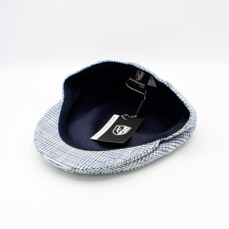 The "Hudson Hound" Italian Flat Cap by Hologramme Paris