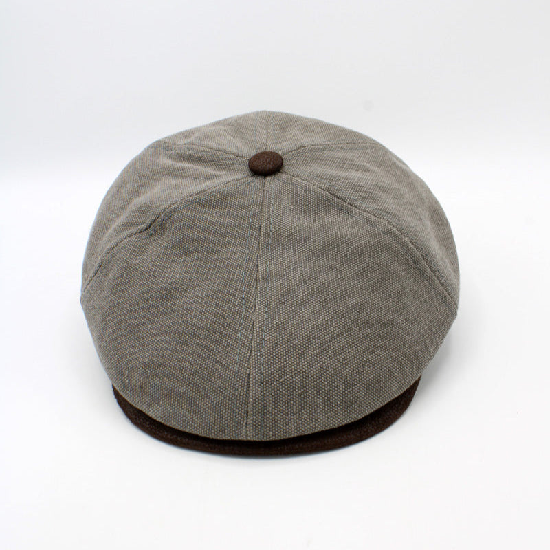 The "RainRunner" - Gray Newsboy Cap by Hologramme Paris