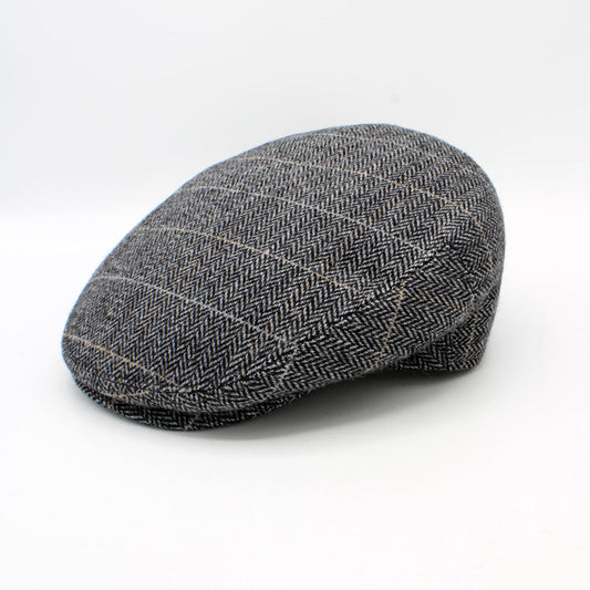 CAP OF THE WEEK: The "Gray Lined Herringbone" Flat Cap by Hologramme Paris