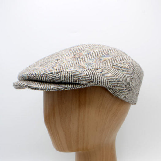The "Beige Bone" Flat Cap by Hologramme Paris