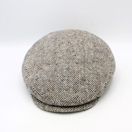 The "Beige Bone" Flat Cap by Hologramme Paris