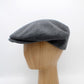 The "Cash" - Gray Cashmere and Wool Flat Cap by Hologramme Paris