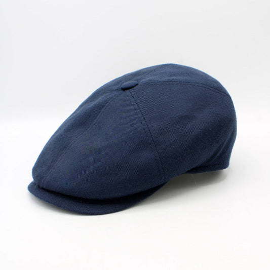 The "Bamboo Shelby" - Blue Newsboy Cap by Hologramme Paris