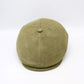 The "Bamboo Shelby" - Olive Green Newsboy Cap by Hologramme Paris