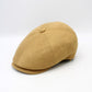 The "Bamboo Shelby" - Beige Newsboy Cap by Hologramme Paris