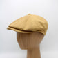 The "Bamboo Shelby" - Beige Newsboy Cap by Hologramme Paris