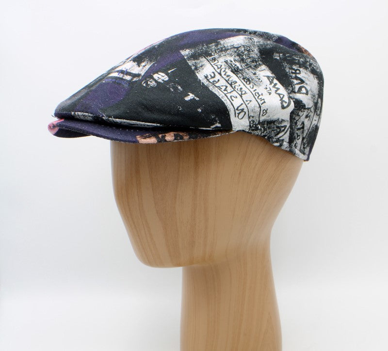 The Showtime! - Night Linen Flat Cap by Hologramme Paris