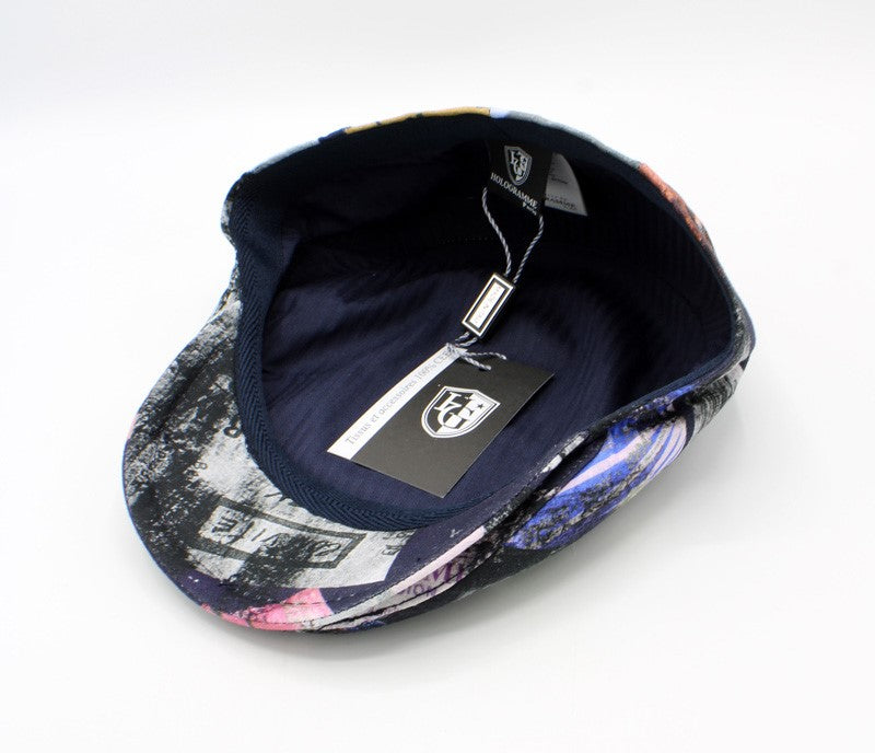 The Showtime! - Night Linen Flat Cap by Hologramme Paris