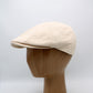 The "Contour" Beige Flat Cap by Hologramme Paris