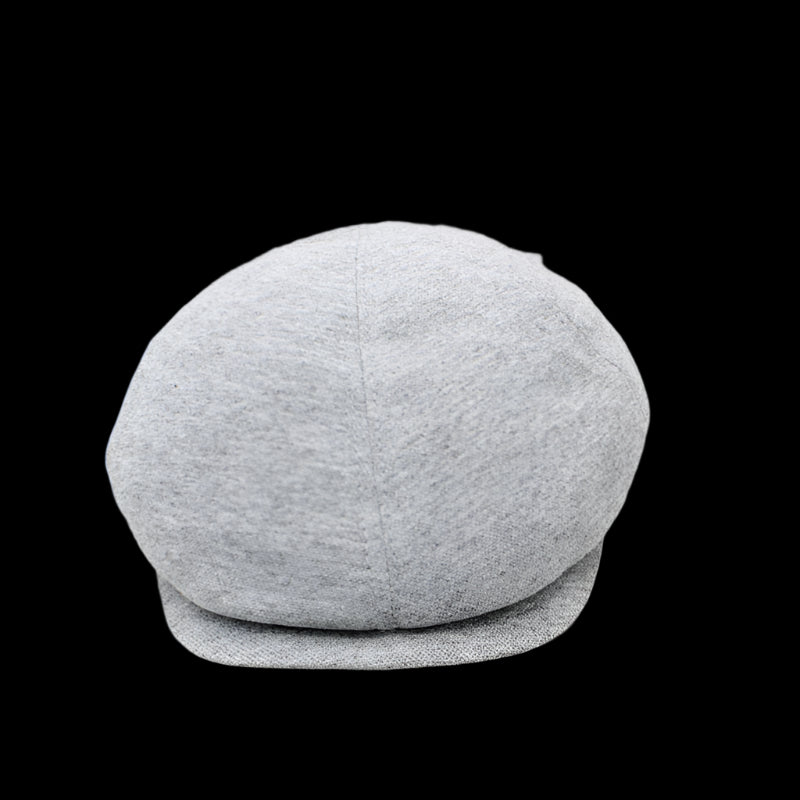 The "Contour" Light Gray Flat Cap by Hologramme Paris
