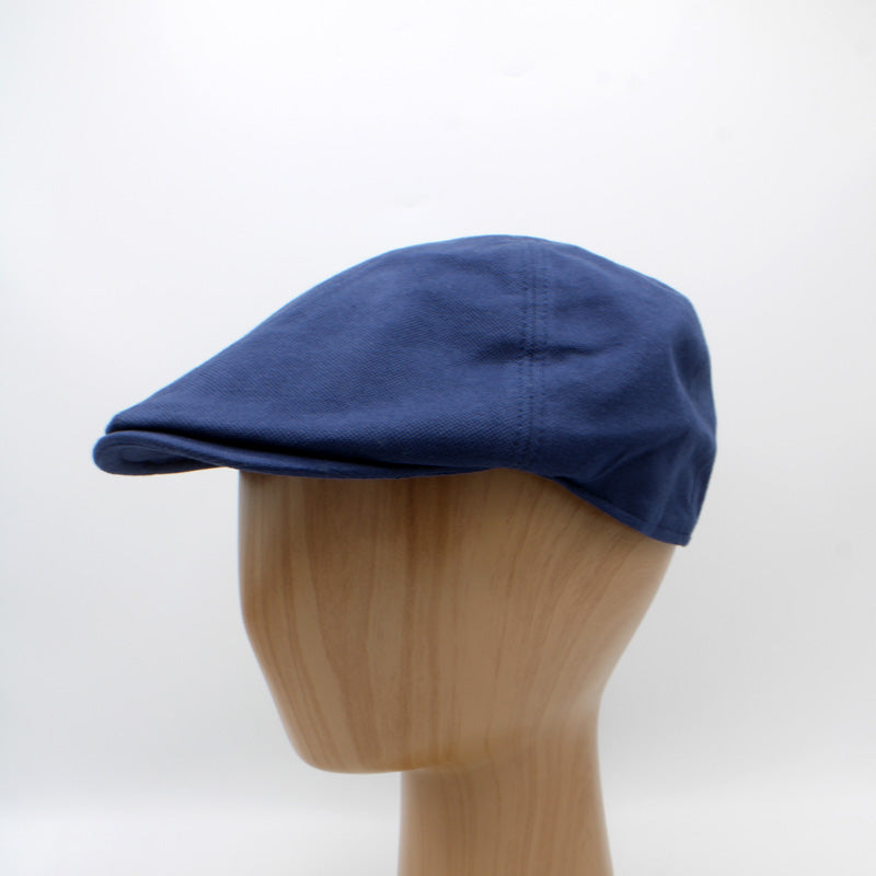 The "Contour" Bold Blue Flat Cap by Hologramme Paris