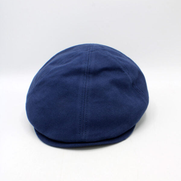 The "Contour" Bold Blue Flat Cap by Hologramme Paris