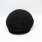 The "Contour" Pure Black Flat Cap by Hologramme Paris