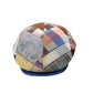 The "Remix" Patchwork Italian Linen Cap by Hologramme Paris