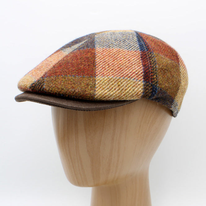 The "Redstone Plaid" 6 Panel Cap by Hologramme Paris