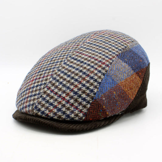 The "Patch & Hound - Marwood" Flat Cap by Hologramme Paris