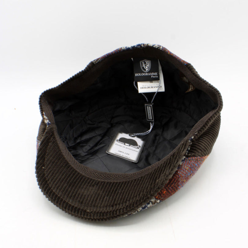 The "Patch & Hound - Marwood" Flat Cap by Hologramme Paris