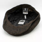 Brown and Black Tweed Flat cap at FunkyBrims.  The Duke - Cocoa Twill