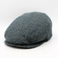 The Duke - Slate Teal Flat Cap by Hologramme Paris for FunkyBrims