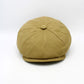 The Summer "Garrison" - Beige Newsboy Cap by Hologramme Paris