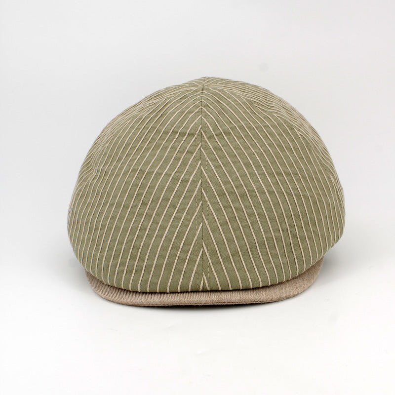 Olive Green Coastline pub cap at FunkyBrims.  Made in Italy.