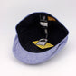 The Essential Italian Linen Split Flat Cap - Blue by Hologramme Paris at FunkyBrims