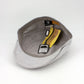 The Essential Italian Linen Split Flat Cap - Gray by Hologramme Paris at FunkyBrims