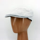 The Essential Italian Linen Split Flat Cap - Gray by Hologramme Paris at FunkyBrims