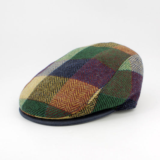 The Spooky Block Party Flat Cap by Hologramme Paris at FunkyBrims