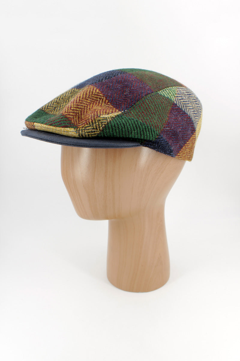 The Spooky Block Party Flat Cap by Hologramme Paris at FunkyBrims