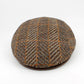 The "Patina" Wool Flat Cap by Hologramme Paris for FunkyBrims