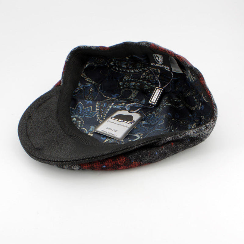 Bottom of cap with paisley lining at FunkyBrims.