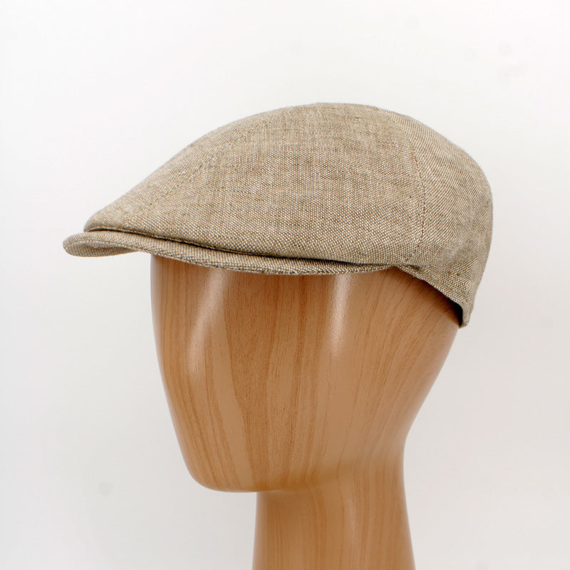 The LinenTone Sand Pub Cap by Hologramme Paris