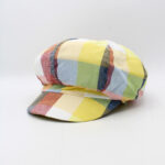 Women's Summer Plaid Caps by Hologramme Paris