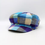Women's Summer Plaid Caps by Hologramme Paris