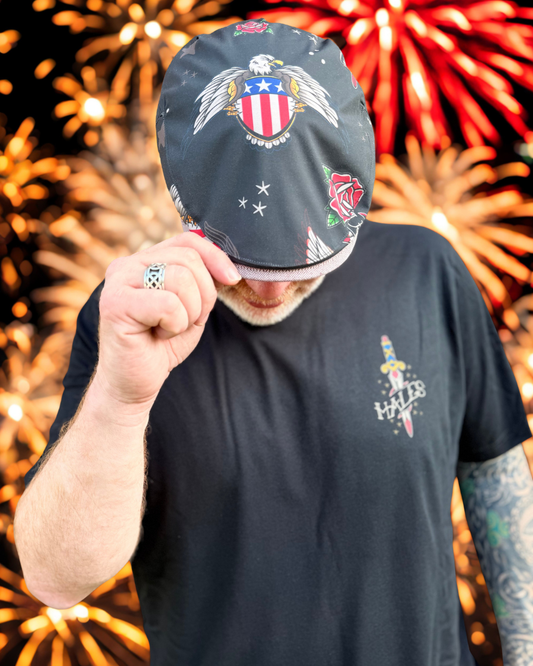 EST 1776 Shaka Flat Cap -  Hales Speed Shop X FunkyBrims Collab (with Pin)