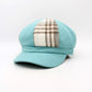 Womens Plaid Patchwork Caps by Hologramme Paris