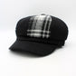 Ladies Plaid Patchwork Caps by Hologramme Paris