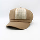 Ladies Plaid Patchwork Caps by Hologramme Paris