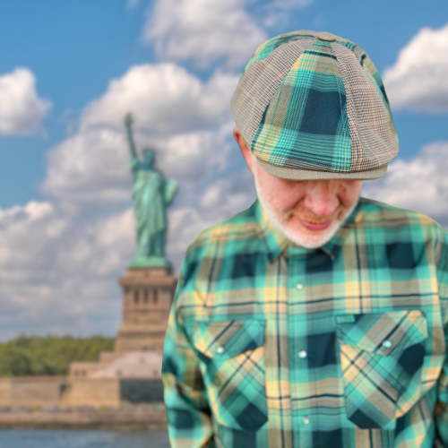Independence Patchwork Newsboy Hales Speed Shop X FunkyBrims Collab (with Pin)