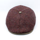 The "Regent - Burgundy Smoke" Newsboy Cap by Hologramme Paris
