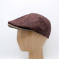 The "Regent - Burgundy Smoke" Newsboy Cap by Hologramme Paris