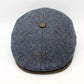 The "Regent - Blue Mist" Newsboy Cap by Hologramme Paris