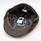 The "TweedPatch Shelby - Whiskey" Newsboy Cap by Hologramme Paris