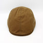 Sandstone Brown flat cap waterproof at FunkyBrims.