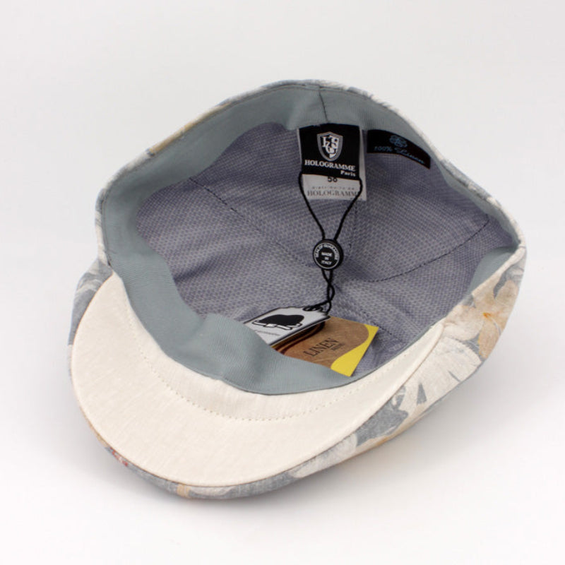 Floral Tropical Themed, Jimmy Buffet vibes split panel pub cap at FunkyBrims.