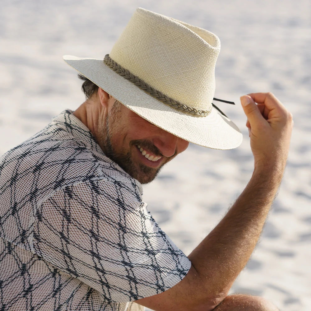 The "Manta" Genuine Ecuador Woven Panama Hat by American Hat Makers