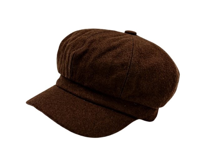 Women's Winter Wool Solid Color Caps