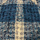 Alfonso D'Este Striking Blue/Turquoise and Beige Kent Newsboy Cap 35530