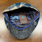 Alfonso D'Este Striking Blue/Turquoise and Beige Kent Newsboy Cap 35530